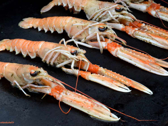 Langoustines au barbecue ou à la plancha