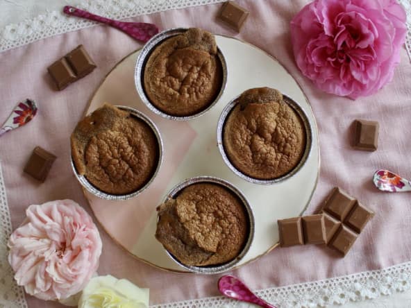 Muffins praliné coeur fondant