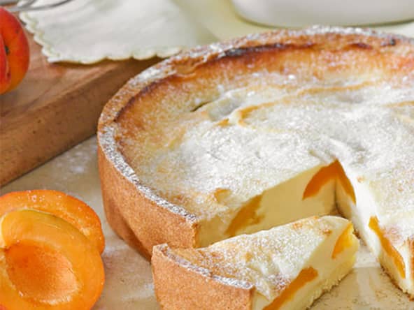 Cheesecake aux abricots