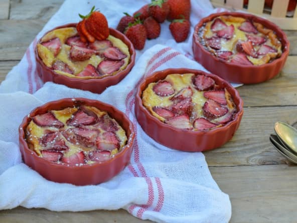 Clafoutis aux fraises