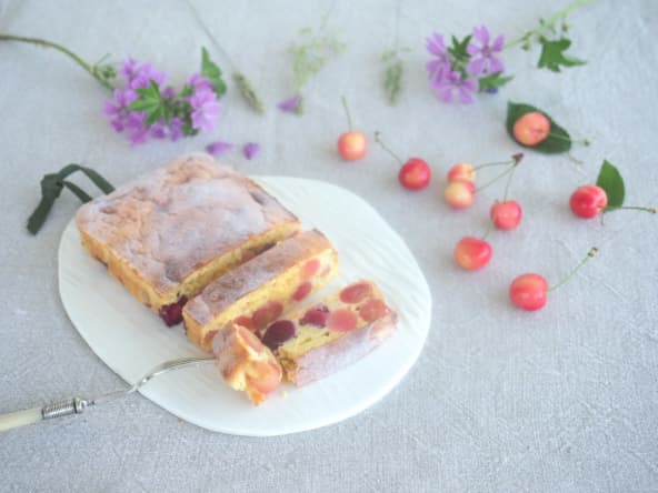 Gateau aux cerises léger