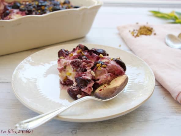 Tiramisu aux cerises à la fève tonka