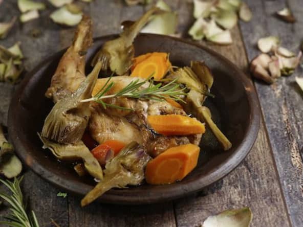 Lapin barigoule