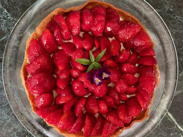 Tarte aux fraises