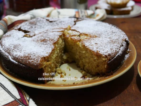 Gâteau aux noix et à la chicorée