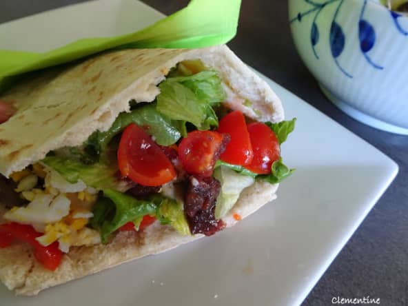 Pain pita garni