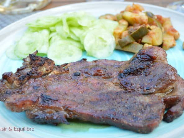 Échine de porc au cinq épices au barbecue
