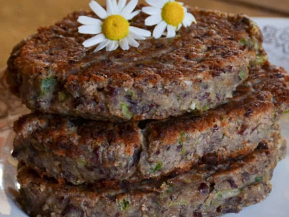 Galettes de haricots rouges aux épices pour veggie burger