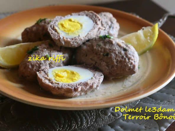 Kefta farcie aux oeufs durs