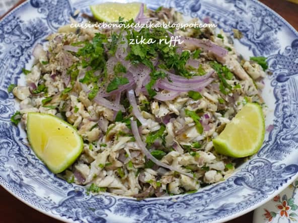 Salade de maquereau grillé