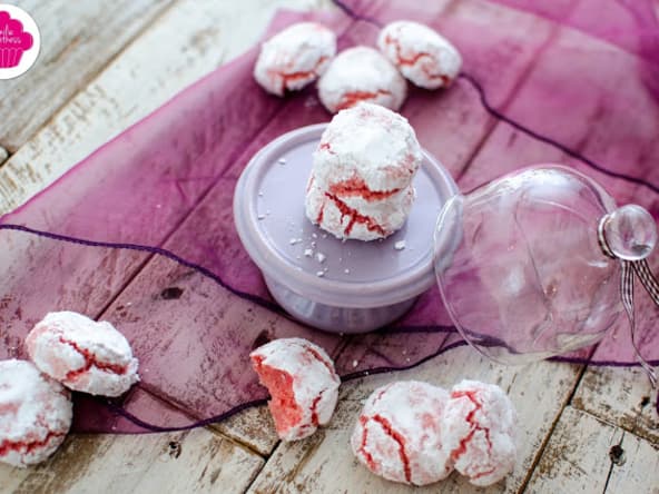 Délicieux crinkles aux biscuits roses de Reims