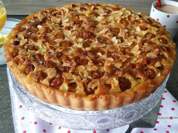 Tarte Amandine au Mascarpone aux Mirabelles