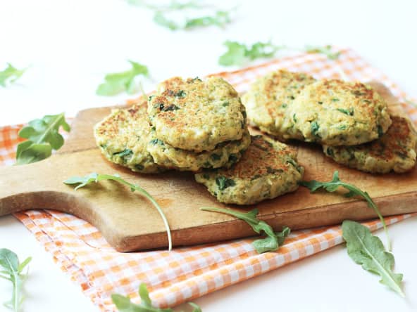 Galettes de lentilles corail et brocoli