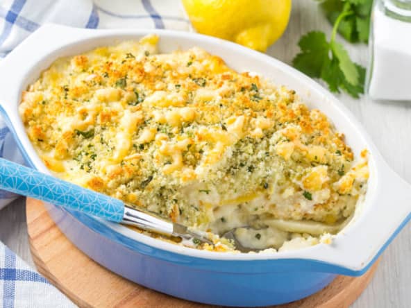 Crumble de courgettes au fromage