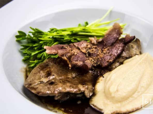 Foie de veau basse température