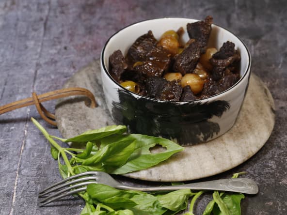 Estouffade de joues de boeuf à la provençale