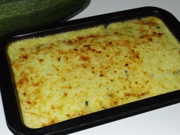 Gratin de courgettes au parmesan