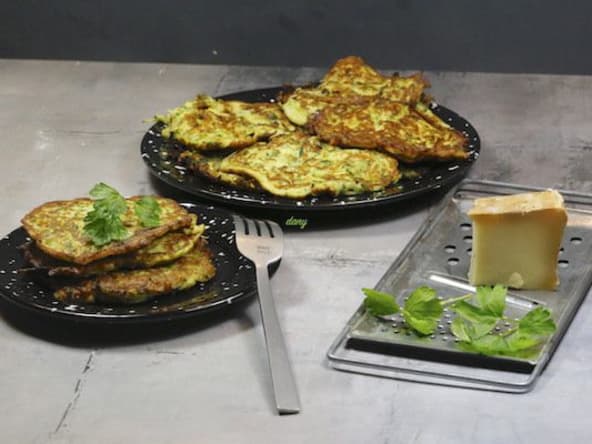 Röstis de courgette à la tomme d'Alsace