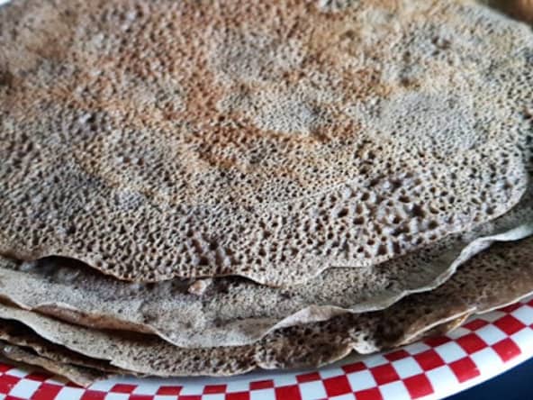 Galettes bretonnes à la farine de sarrasin 