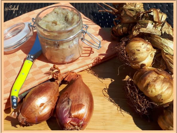 Pâte d’ail et d’échalote au gingembre