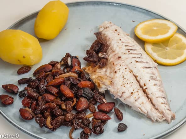 Daurade aux raisins secs