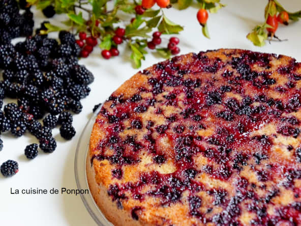 Gâteau yaourt aux mûres