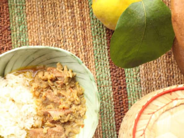 Curry de veau aux coings