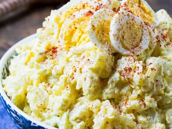 Salade pommes de terre aux oeufs