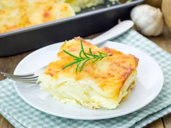 Gratin dauphinois au fromage blanc