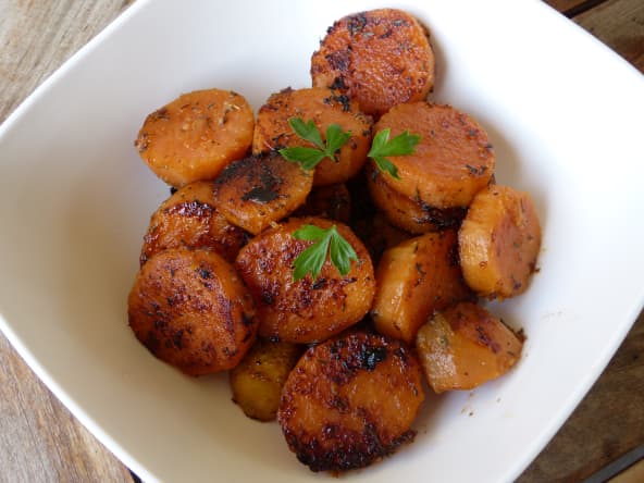 Patates douces à la plancha