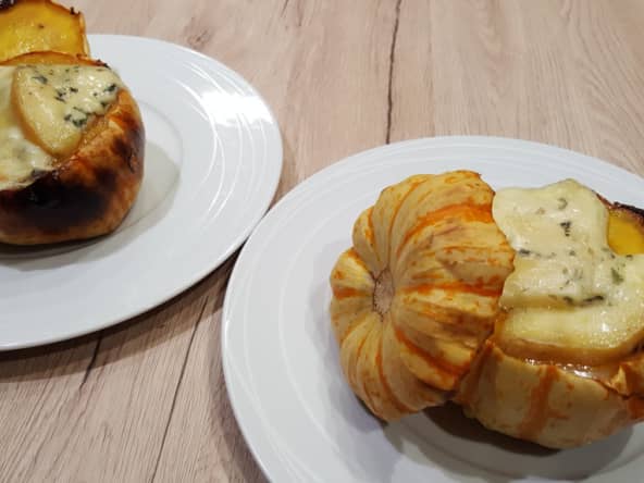 Patidou farci comme un oeuf cocotte