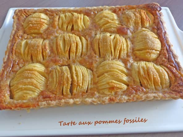 Tarte aux pommes fossiles