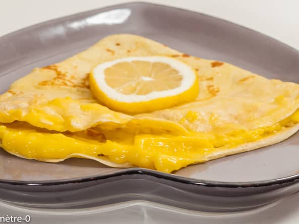 Crêpes au lemon curd