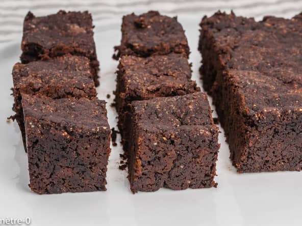 Brownie patate douce et beurre de cacahuètes ultra fondant