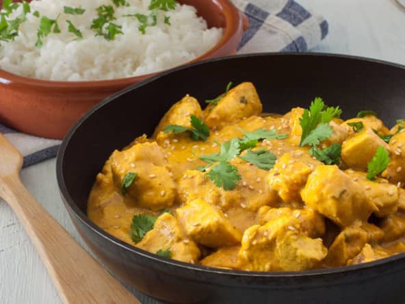 Curry de poulet au Skyr