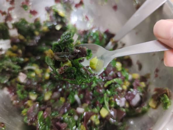 Tartare d’algue fraîche