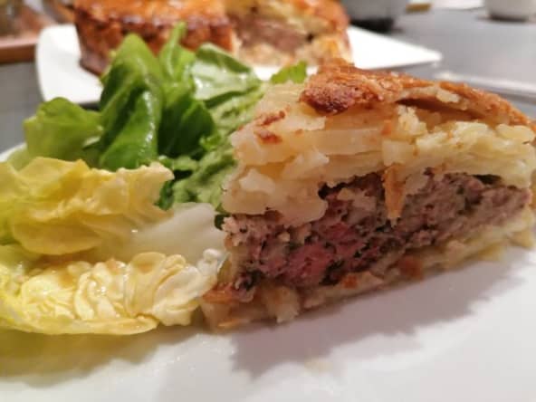 Pâté limousin aux pommes de terre et viande