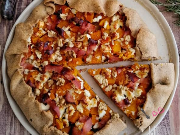 Tarte rustique butternut et feta