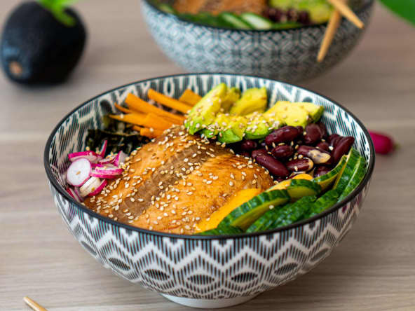 Poke Bowl Saumon Avocat