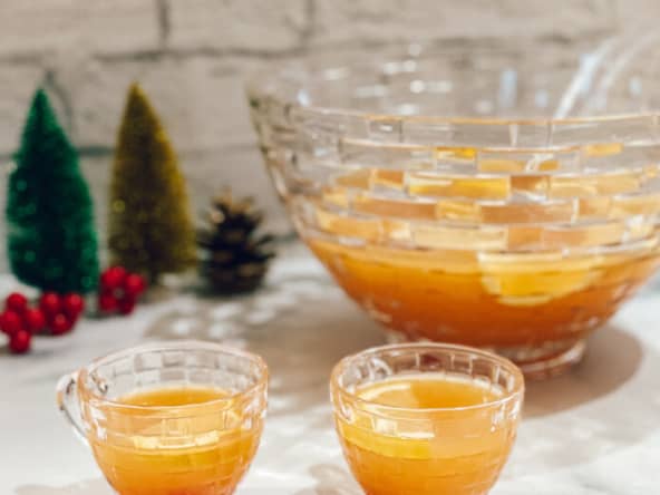 Punch de Noël au whisky et à l'érable