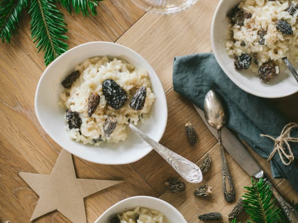 Risotto aux morilles