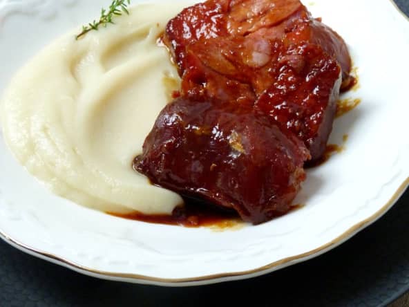 Poitrine de cochon confite
