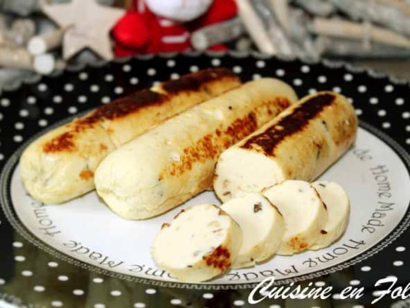 Boudin blanc aux morilles