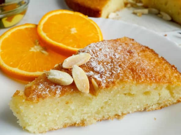 Gâteau à la semoule et orange