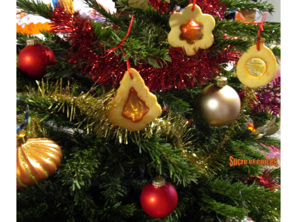 Sablés vitraux de Noël