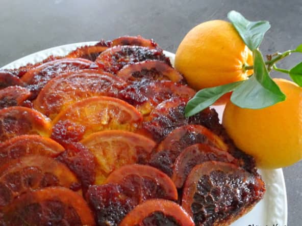 Gâteau aux oranges caramélisées
