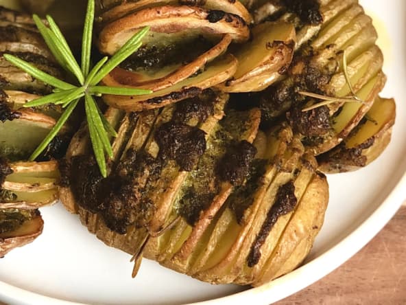 Hasselback potatoes