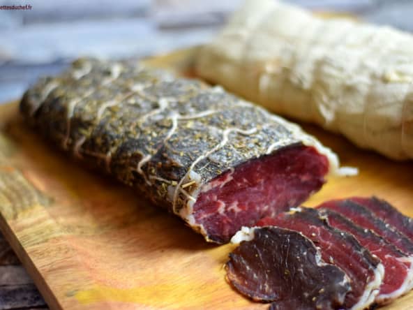 Rôti de boeuf séché maison