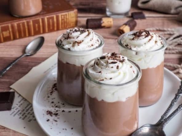 Crème au chocolat liégeois