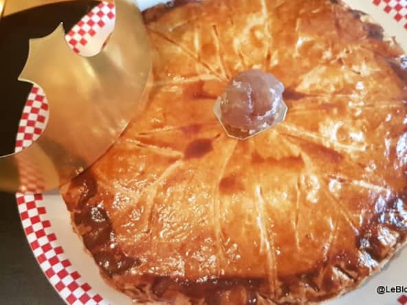 Galette de rois aux amandes, marrons et pommes